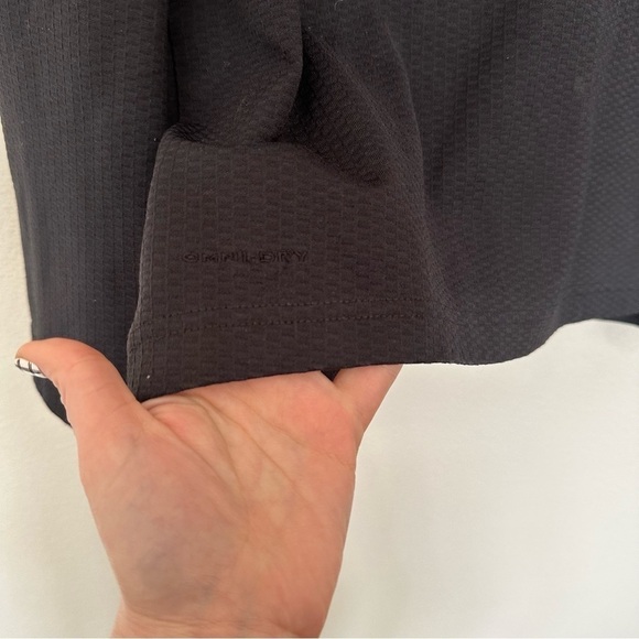 Columbia titanium patterned 1/2 zip collared midlayer men’s size large black - Picture 3 of 6
